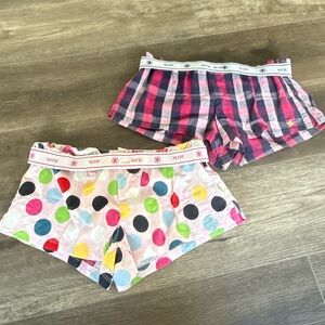 Vintage Colorful Aerie Boxer Shorts Set